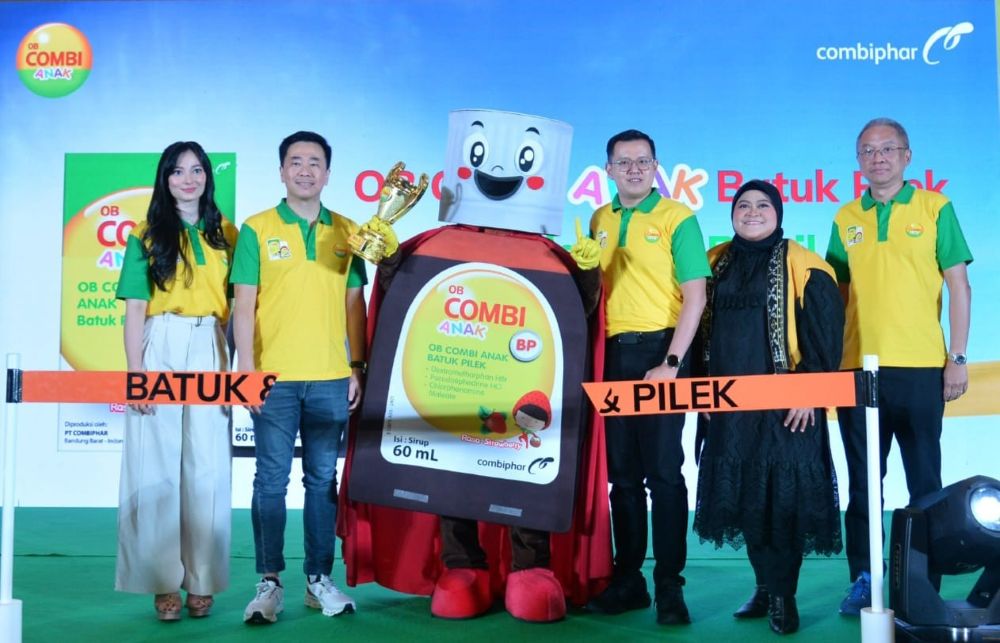 Combiphar kini menghadirkan inovasi terbarunya: OB Combi Anak Batuk Pilek dengan rasa stroberi