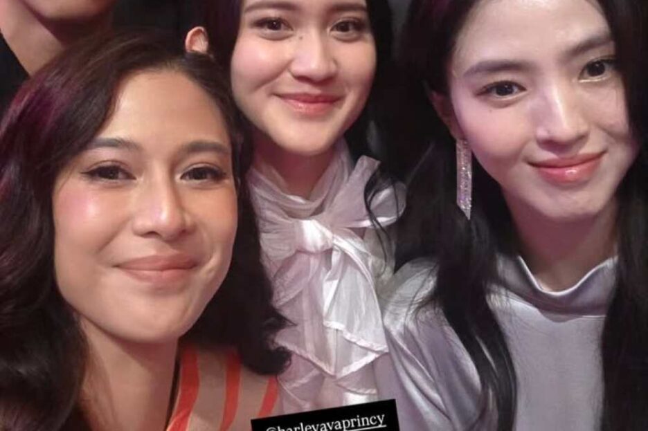 Dian Sastrowardoyo selfie bareng aktris Korea, Han So Hee