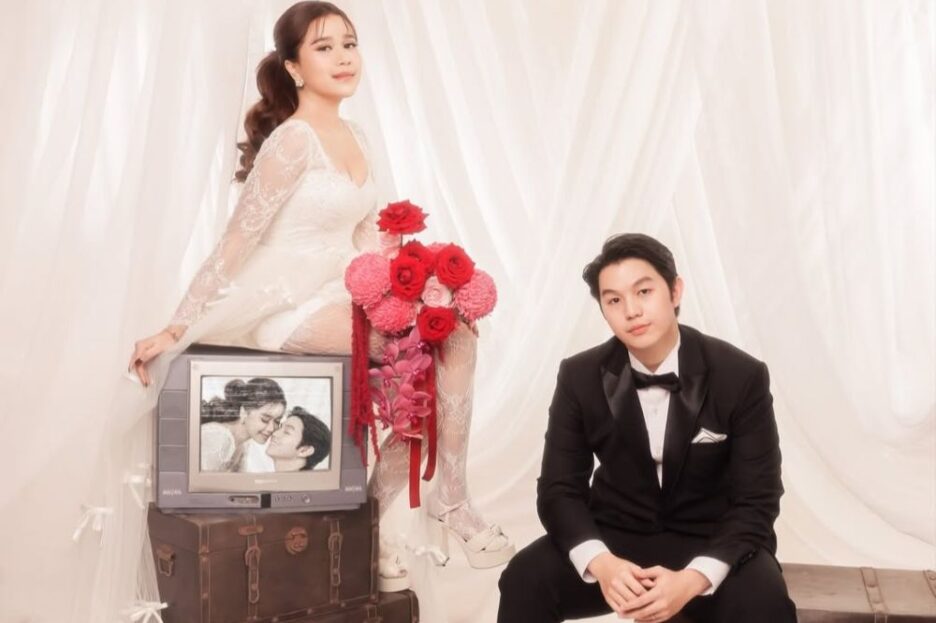 Jonathan Alden mengunggah foto pre-wedding dengan sang calon istri, Brisia Jodie, jepretan fotografer Fandy Susanto. 