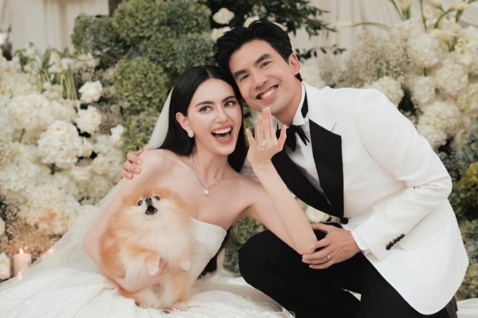 Davika Hoorne resmi menikah dengan kekasih hatinya, Ter Chantavit Dhanasevi.