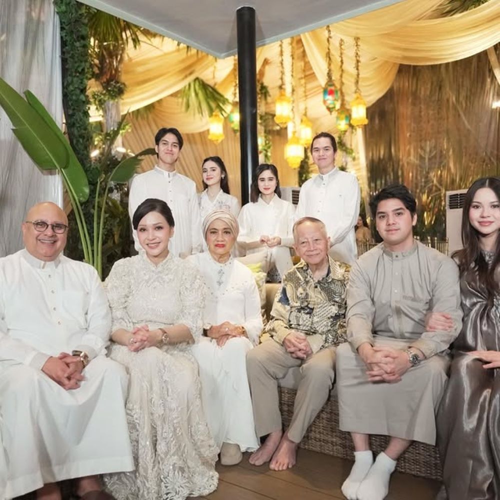 Maia Estianty justru bikin heboh dengan sajian hidangan yang ada di acara Lebaran