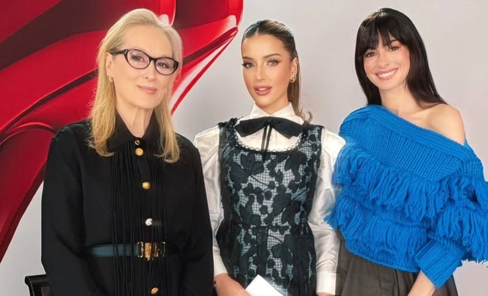 Tasya Farasya dipercaya menjadi perwakilan Indonesia untuk melakukan wawancara dengan Anne Hathaway dan Meryl Streep