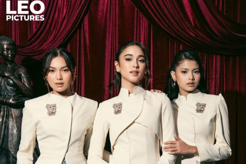 Basmalah Gralind satu frame bareng Saskia Chadwick dan Yasmin Napper.